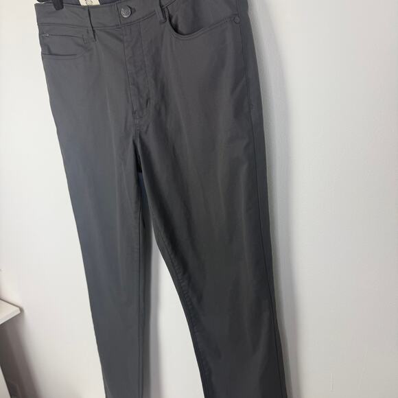 NWT English Laundry Mens Midway Tech Stretch Straight Leg Grey Pants 34 x 30 - Picture 4 of 10